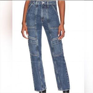 Agolde Women's High Rise Jeans - Blue